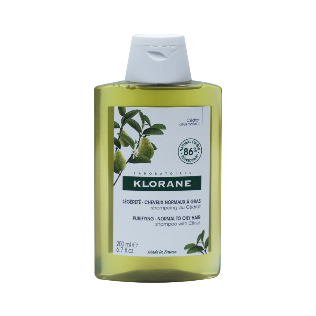 Klorane Purifying Shampoo with Citrus 200 ML