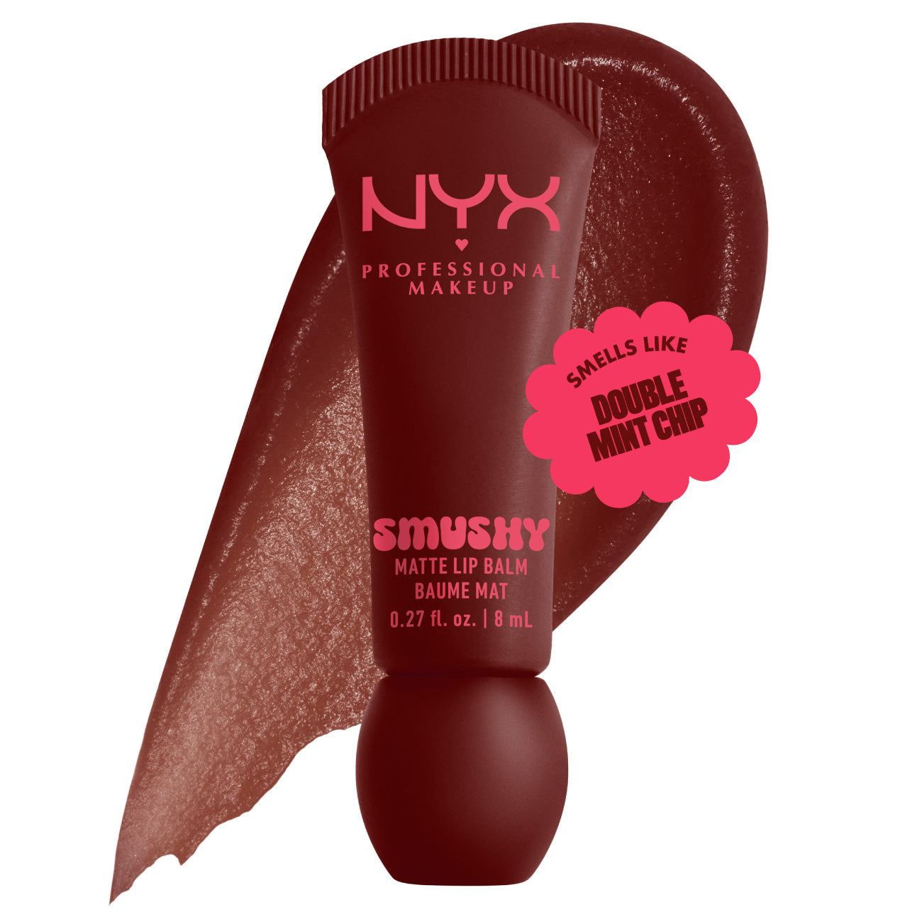 NYX Smushy Matte Lip Balm - Smudge Fudge