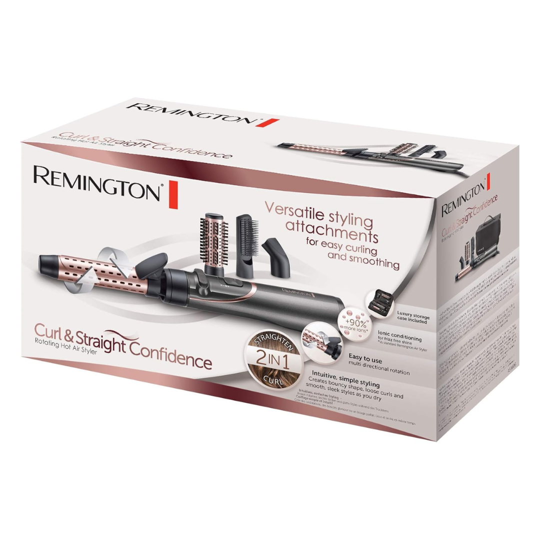 Curl & Straight Hair Dryer, 3 Styling Nozzles