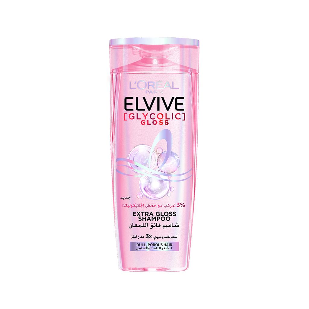 Elvive Glycolic Gloss Shampoo home glossing treatment 3% [Gloss Complex] with Glycolic Acid
