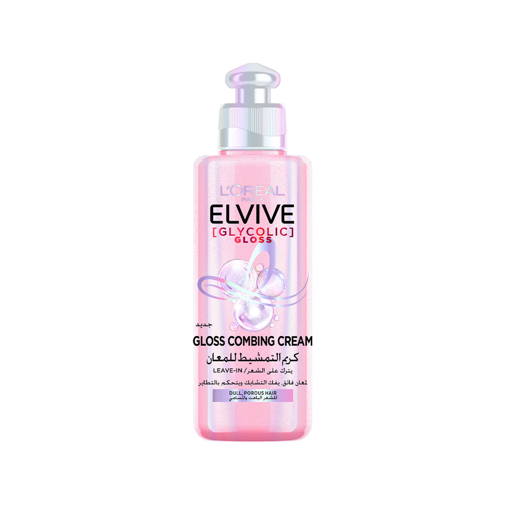 Elvive Glycolic Gloss Leave-in Hair Combing Cream 2% [Gloss Complex] with glycolic acid