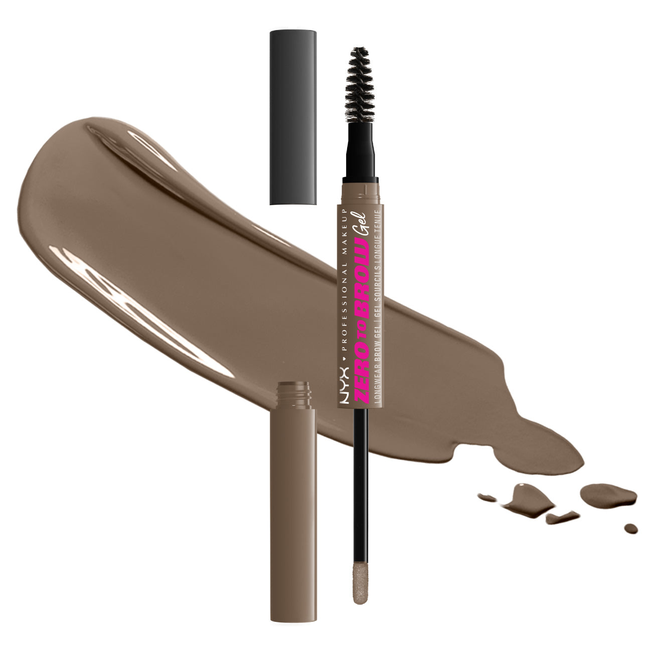 Zero To Brow Longwear Brow Gel, Transfer-Resistant, Fade-Resistant