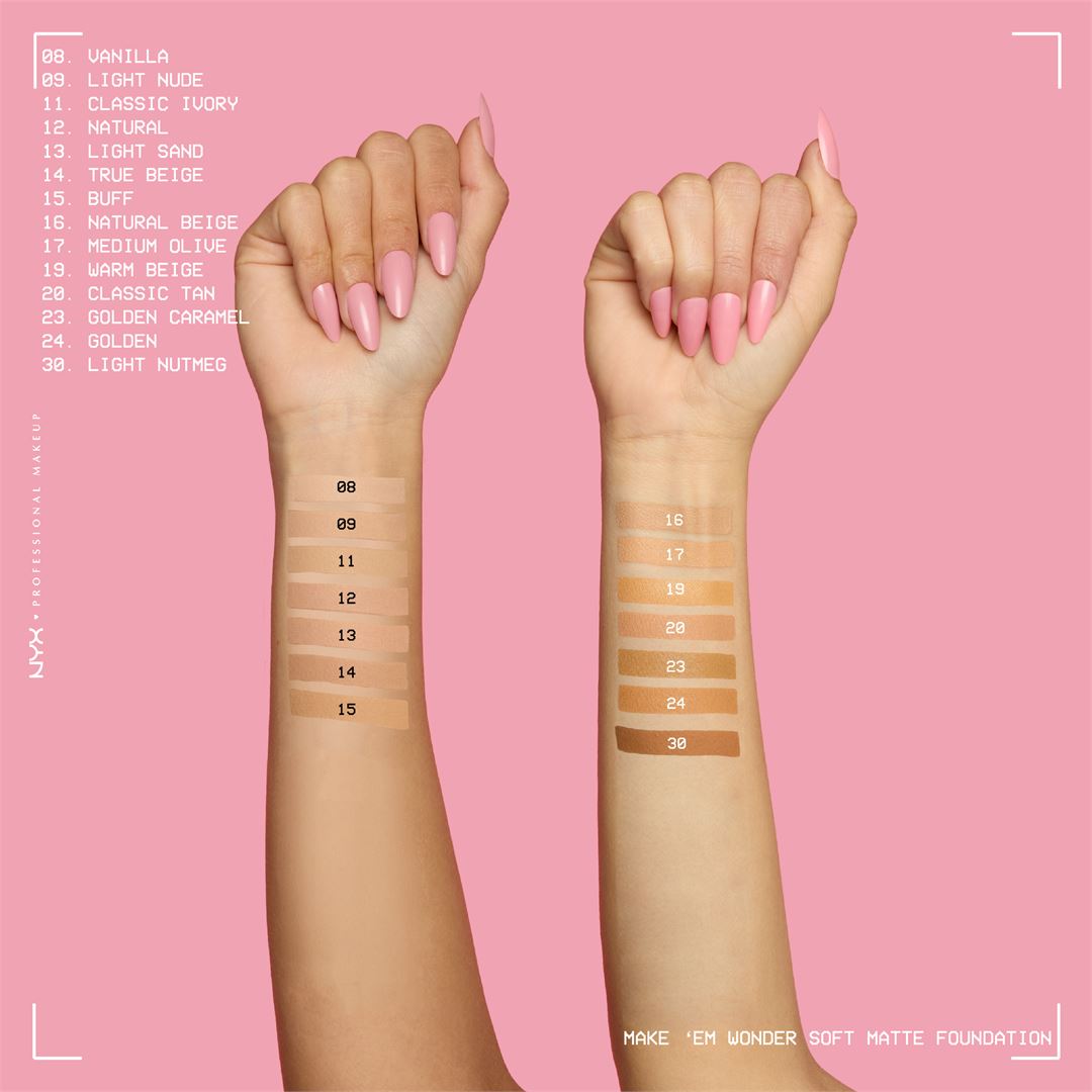 Make ‘Em Wonder Soft Matte Buildable Foundation