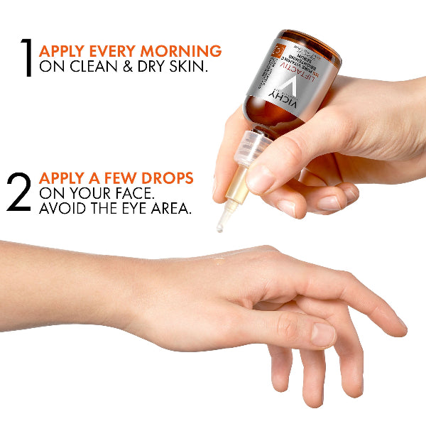Liftactiv Vitamin C 16% Serum for Anti Aging & Brightening - How to Use