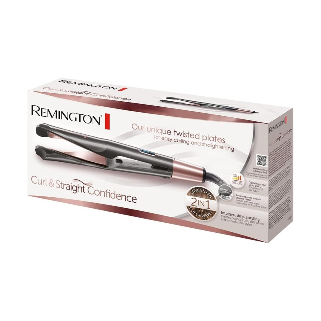 Curl & Straight Confidence 2-in-1 Straightener