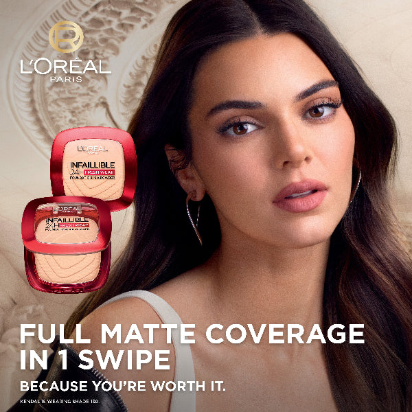 Infaillible Up to 24H Fresh Wear Foundation in a Powder- Waterproof, Heatproof, Sweatproof - Features