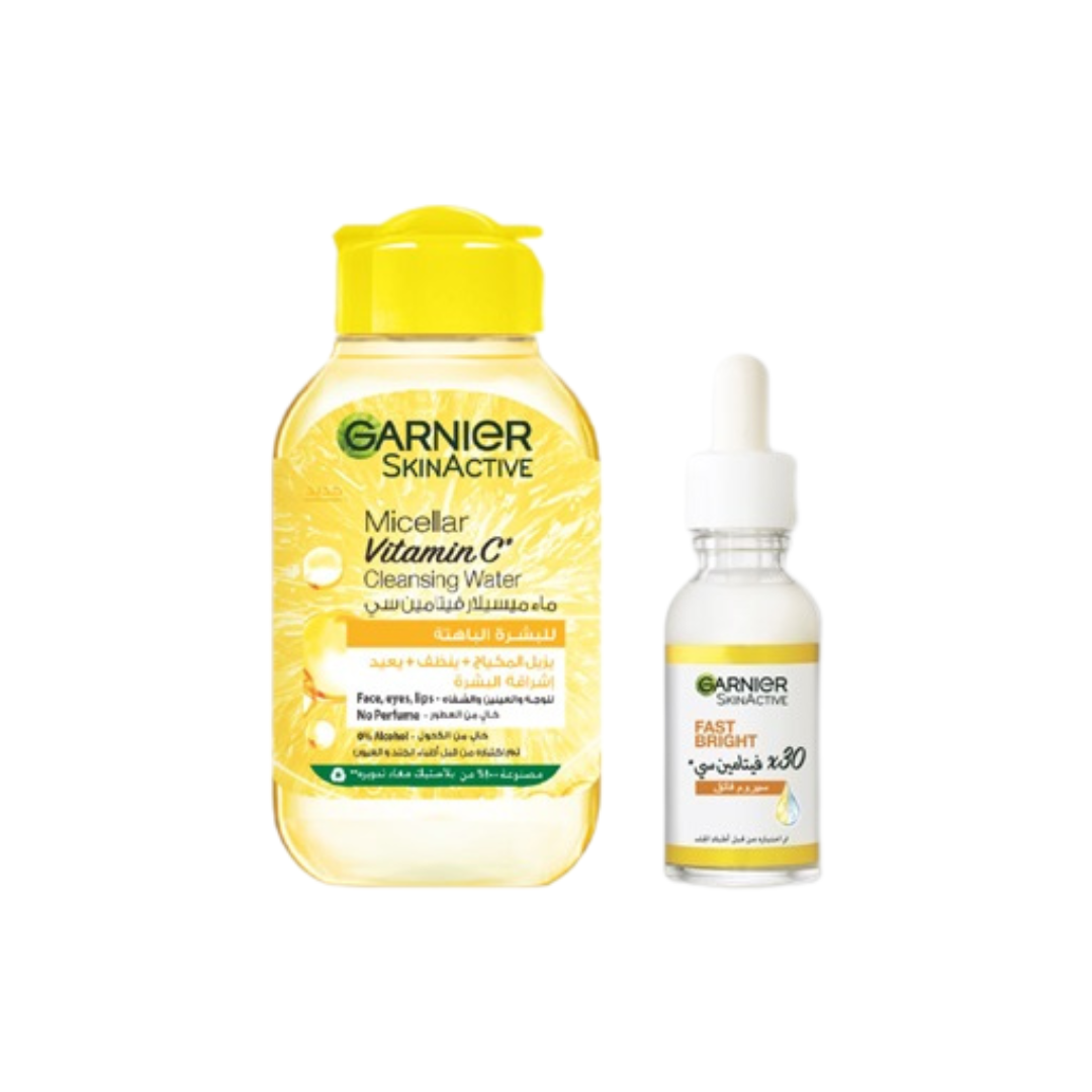 Micellar Water 100 ML + Fast Bright Day Serum 15 ML At 15% OFF