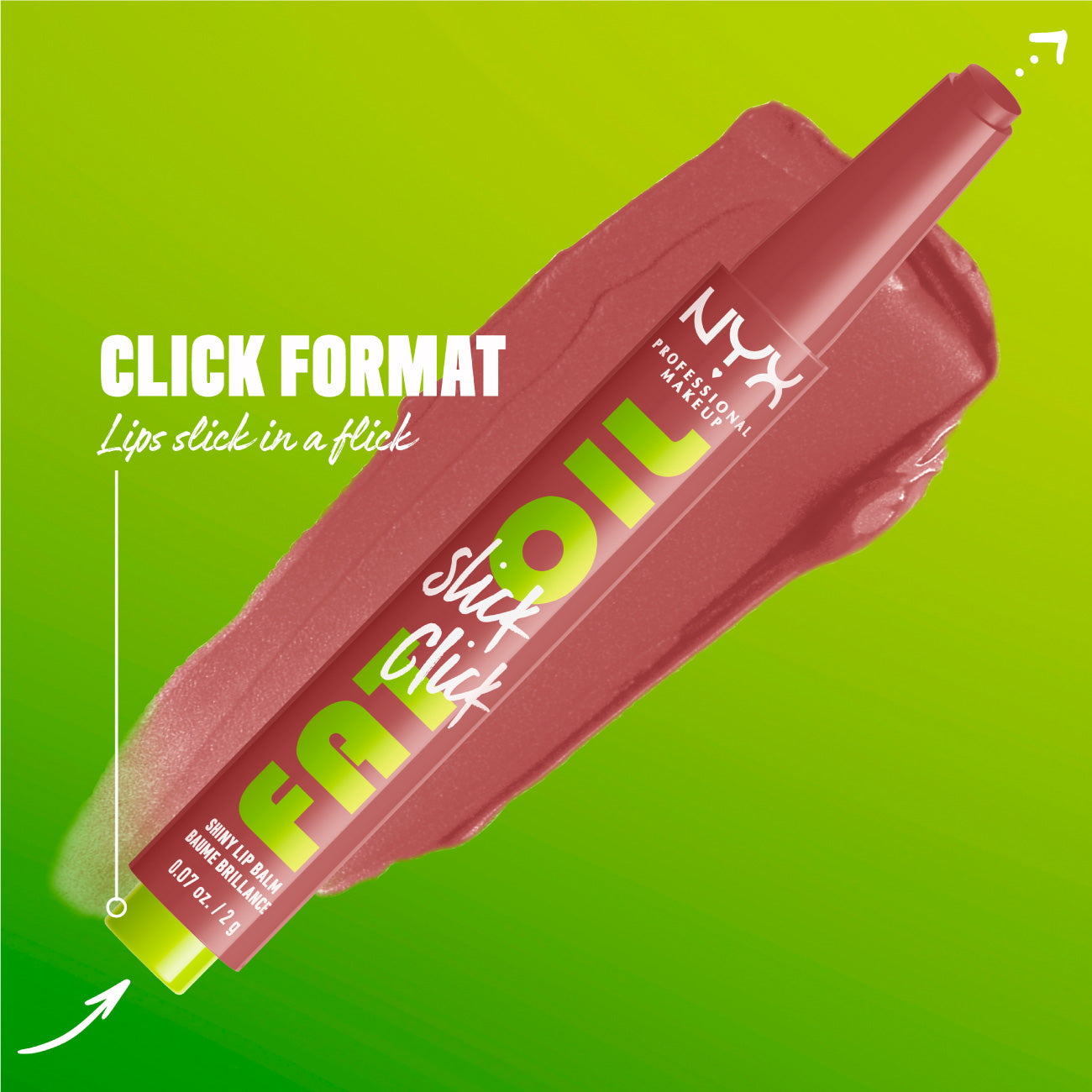 Fat Oil Slick Click Shiny Lip Balm