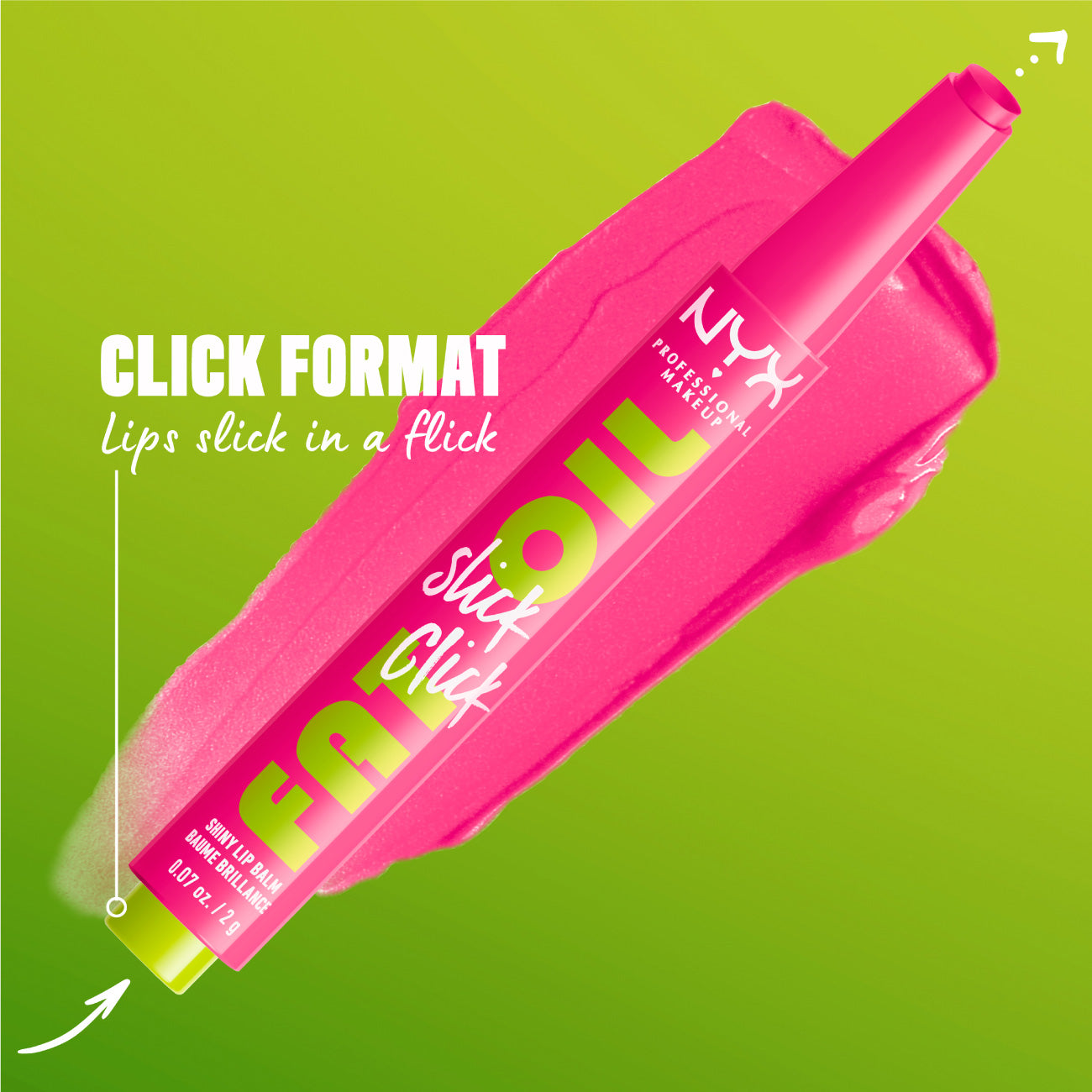 Fat Oil Slick Click Shiny Lip Balm