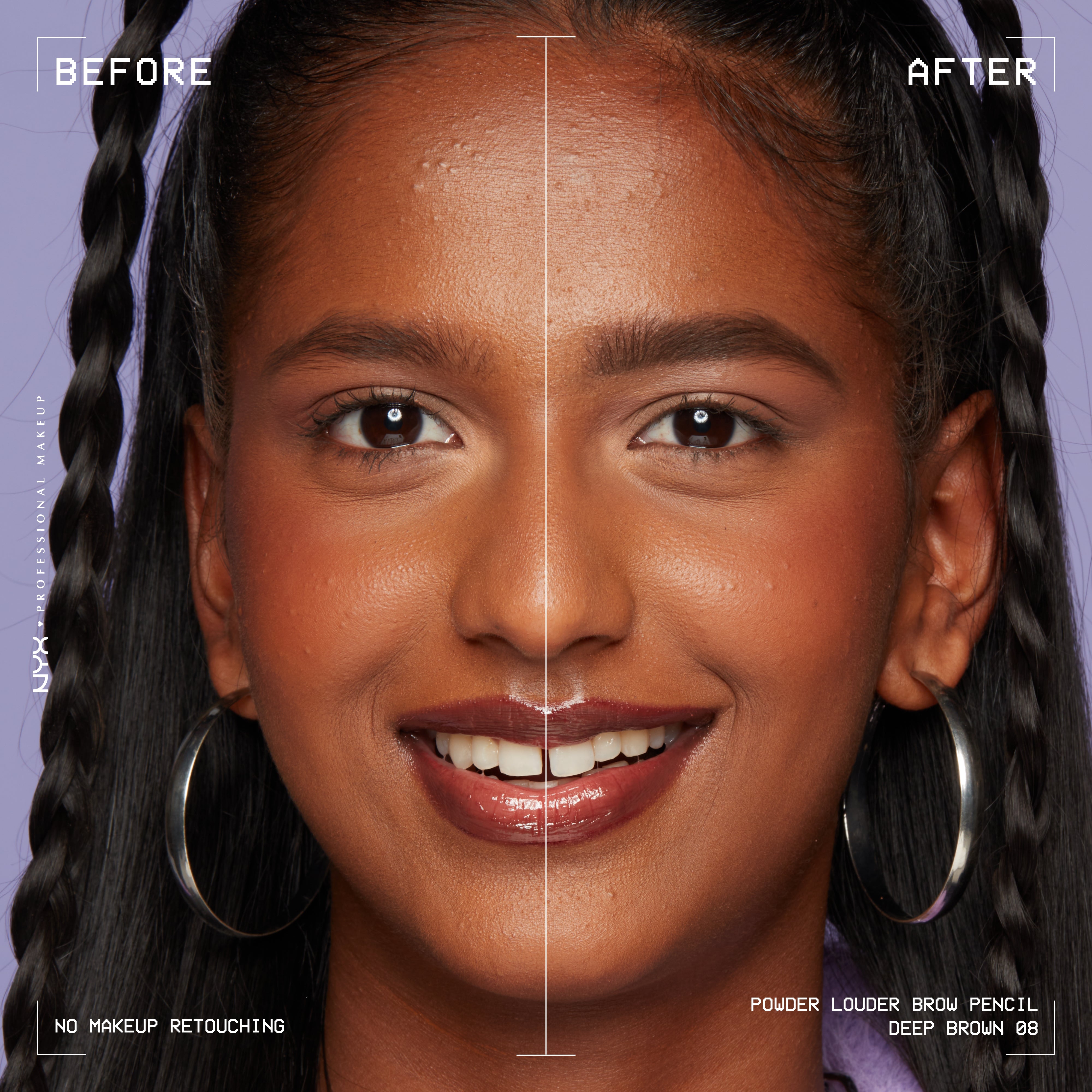 Powder Louder, Brow Pencil, 12Hr Wear, Buildable Micro-Fibers