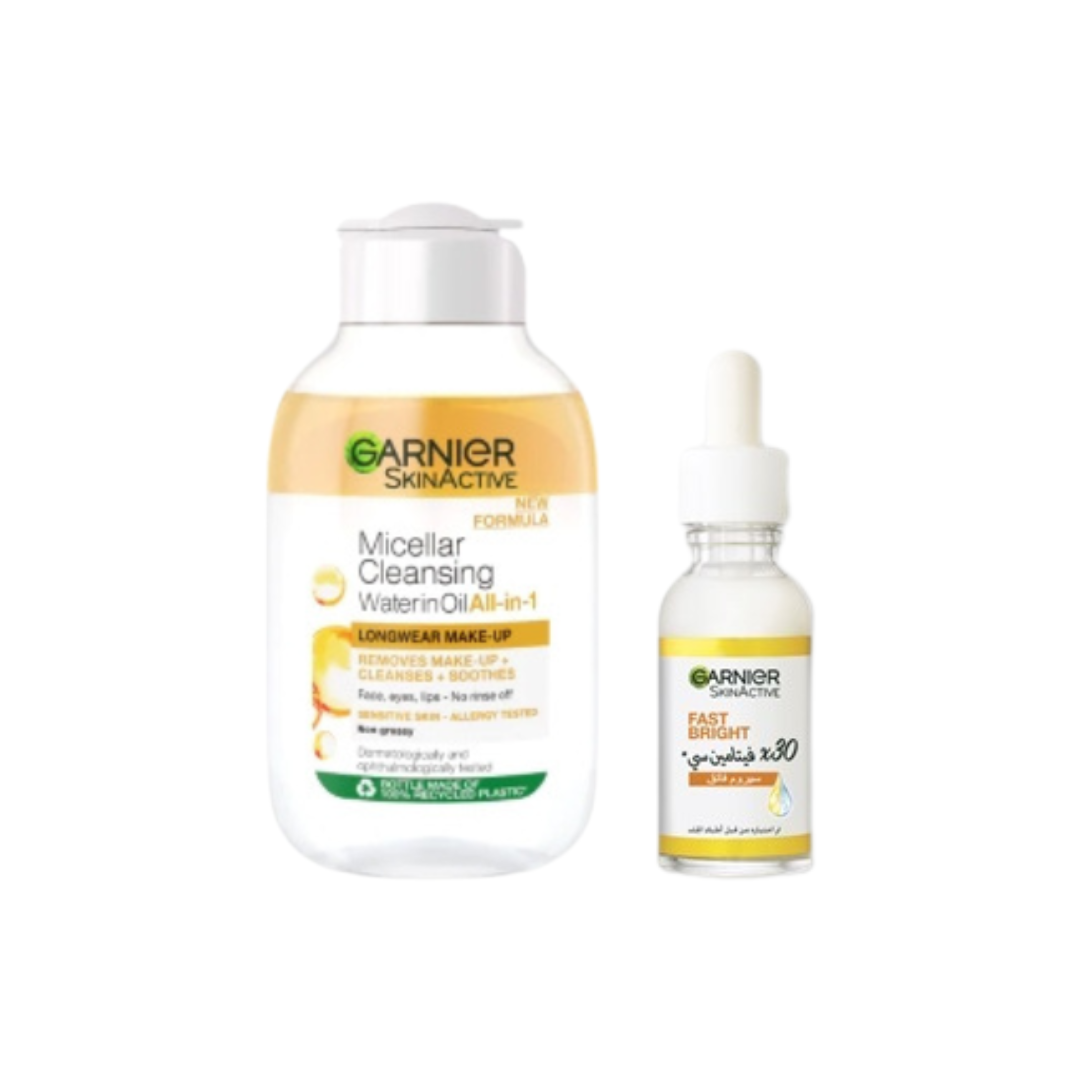 Micellar Water 100 ML + Fast Bright Day Serum 15 ML At 15% OFF