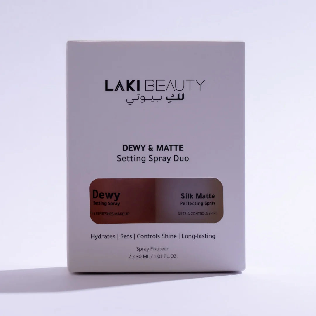 Dewy and Matte Setting Spray Duo