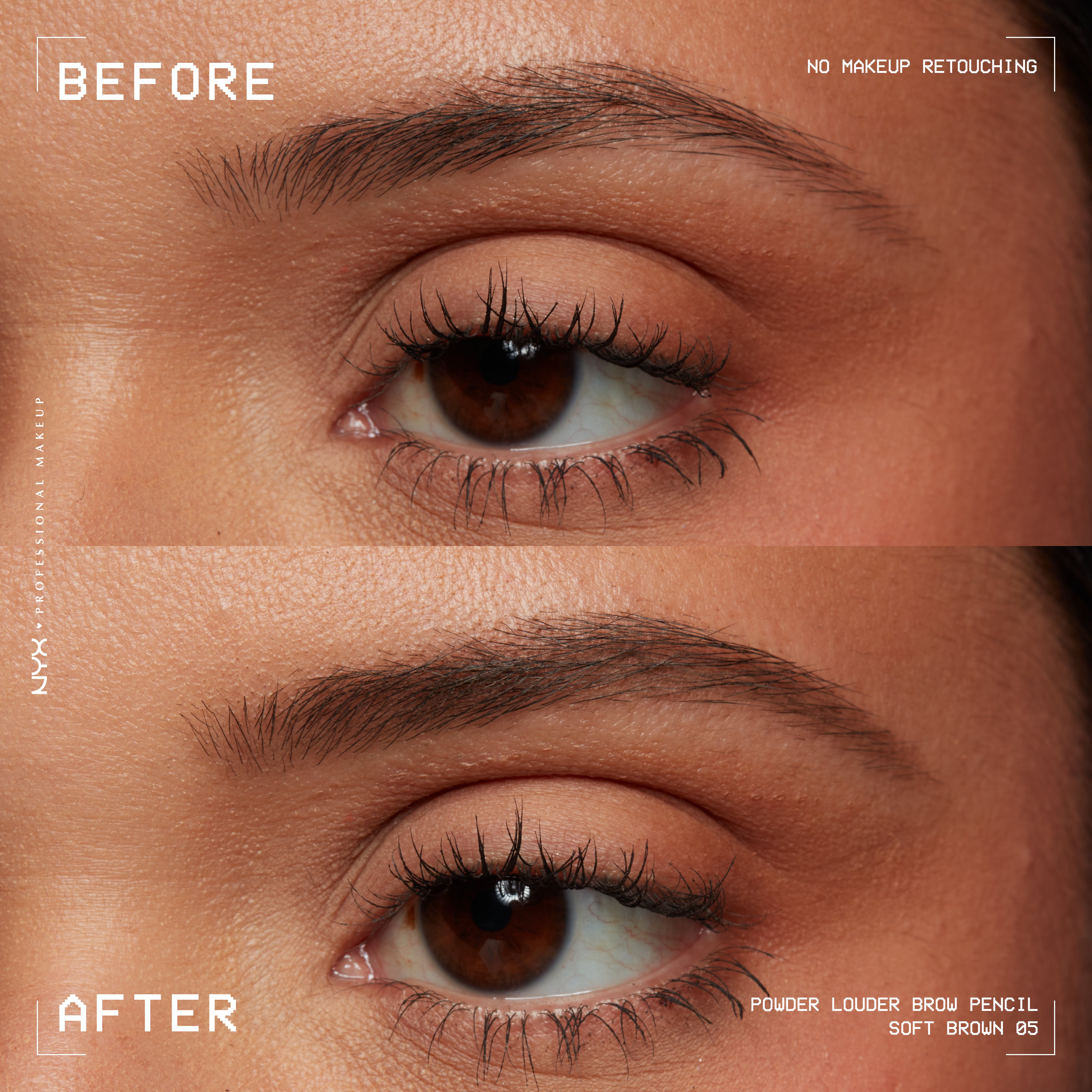 Powder Louder, Brow Pencil, 12Hr Wear, Buildable Micro-Fibers