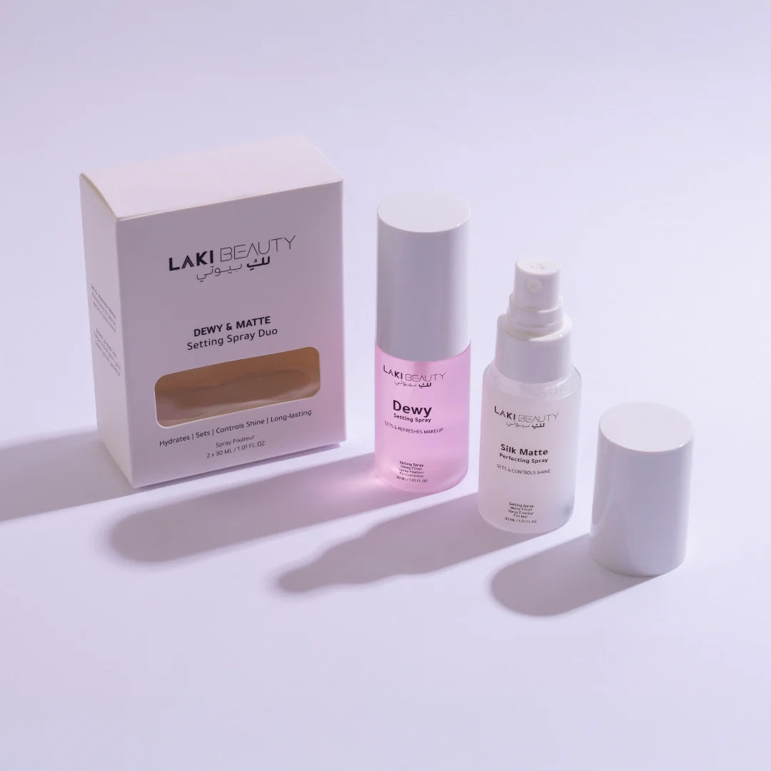 Dewy and Matte Setting Spray Duo