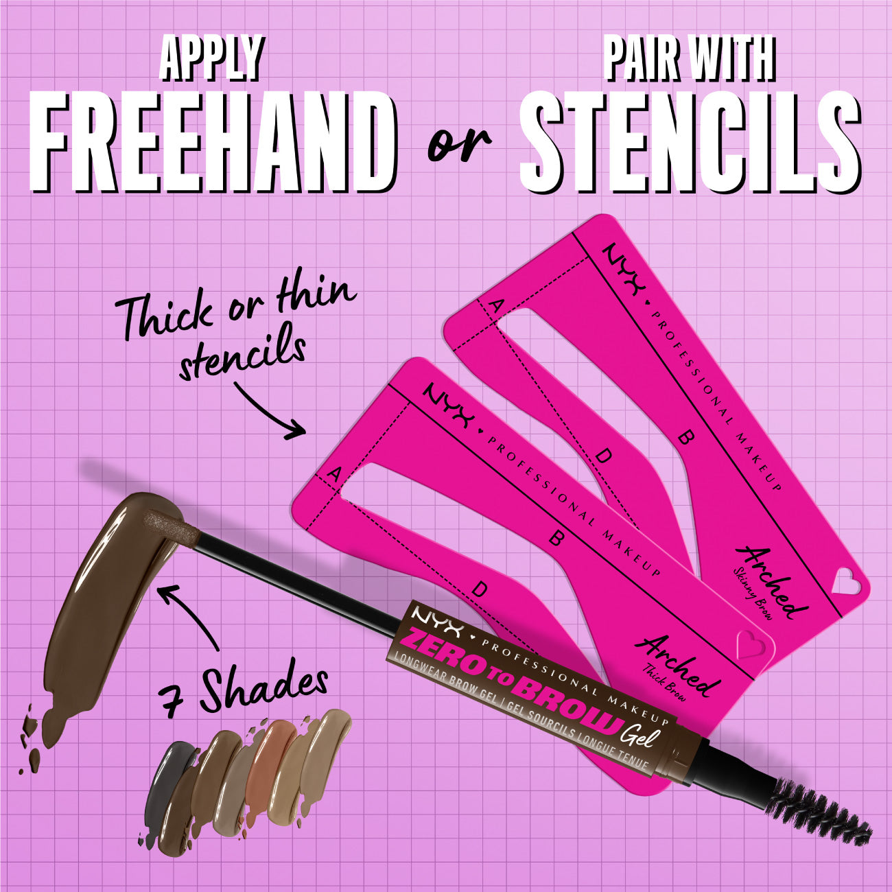 Zero To Brow Longwear Brow Gel, Transfer-Resistant, Fade-Resistant