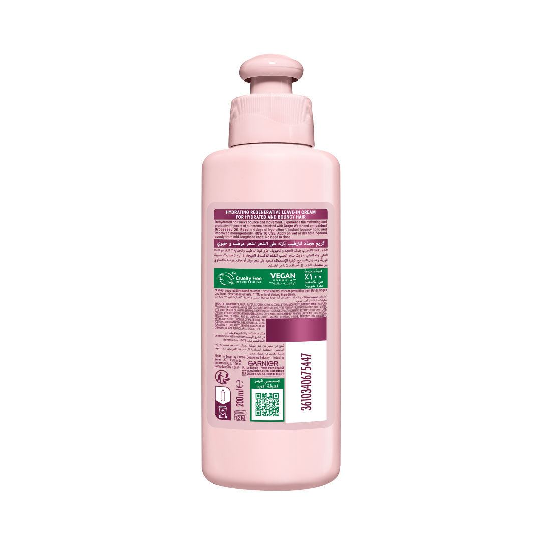 Pink bottle with a label on a white background