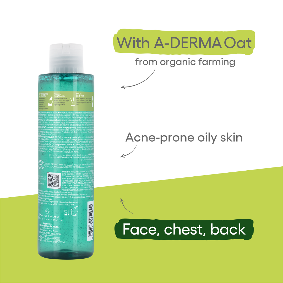 Biology AC Mattifying global anti-blemish treatment + FREE Biology AC Purifying Foaming Gel