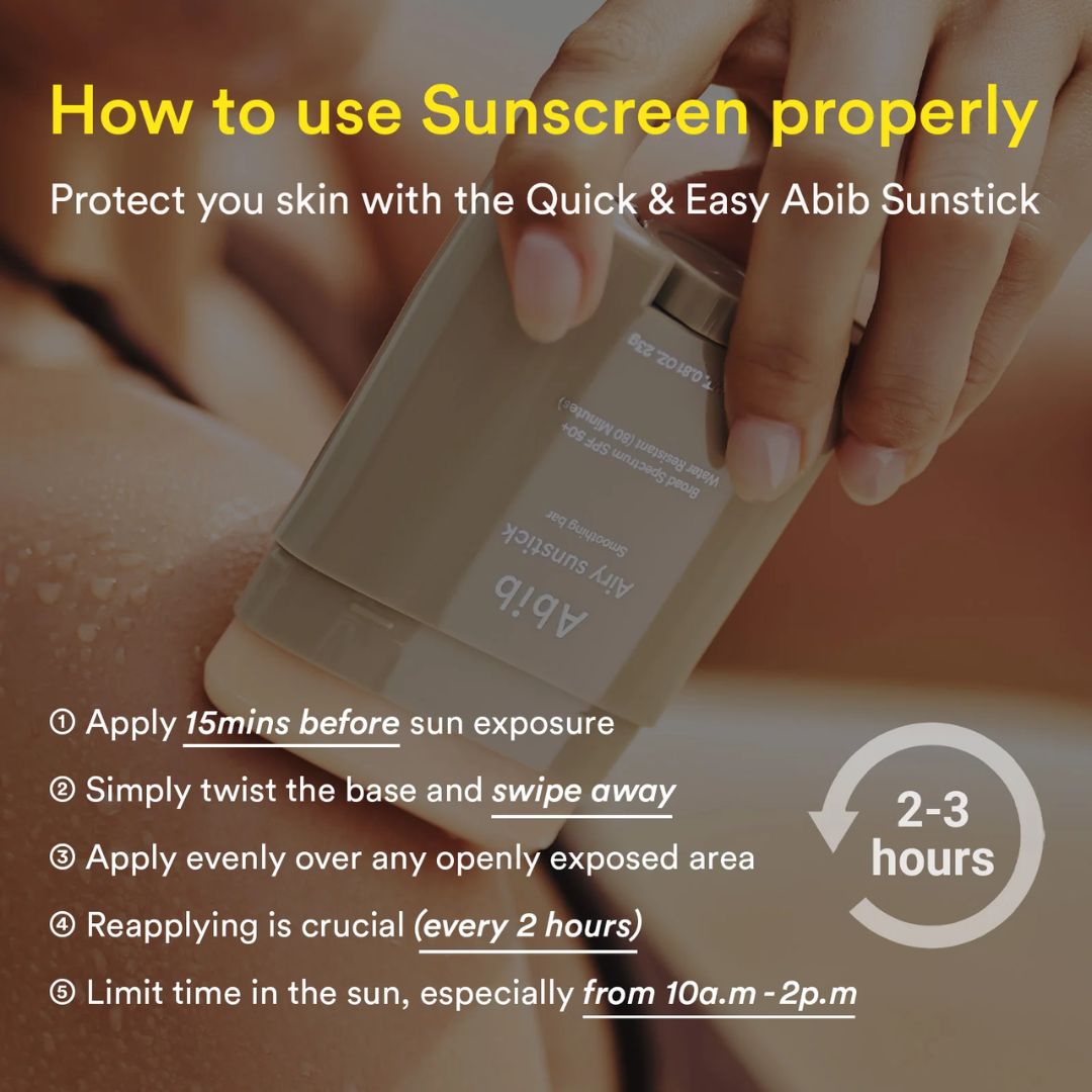 Abib Airy Sunstick Smoothing Bar SPF Pore & Oil Control 23g