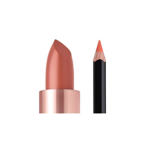 Anastasia Beverly Hills - Fuller Looking & Sculpted Lip Duo Kit - Peach Bud Satin Lipstick + Sun Baked Lip Liner 