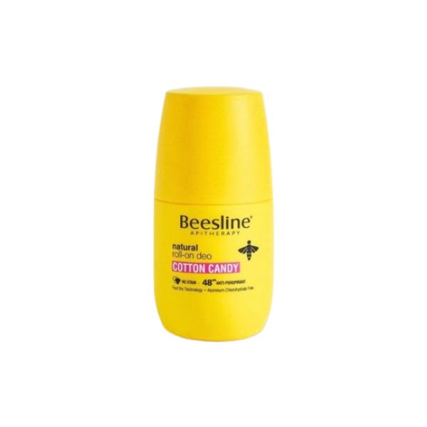 Beesline Natural Roll-On Deodorant For Women - Cotton Candy