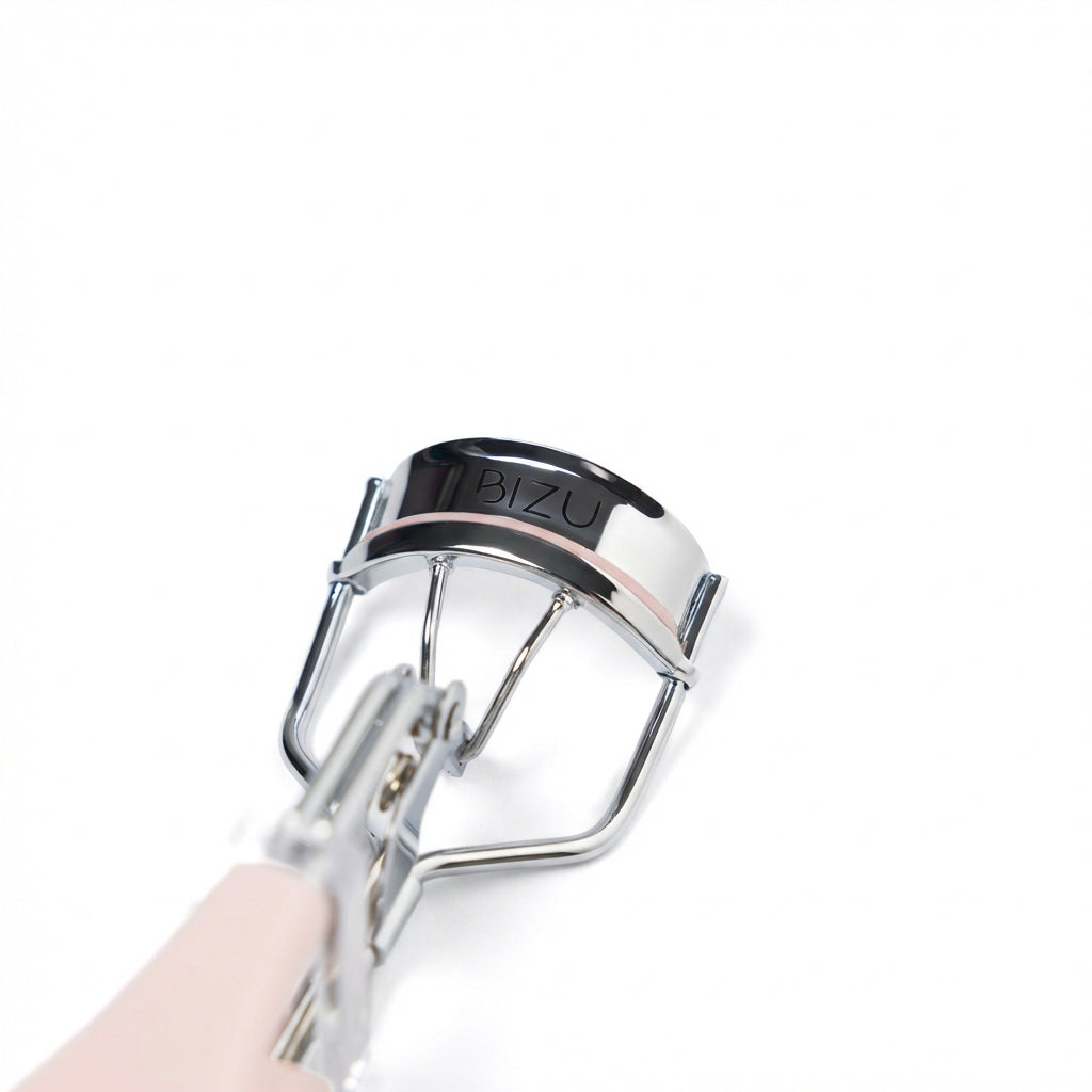 Bizu precision eyelash curler broad curve flexible silicone pads for safe lash lift