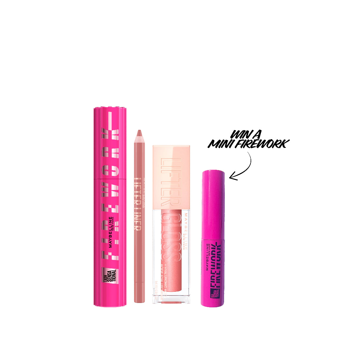 Firework Mascara + Lifter Gloss + Lifter Liner + FREE Mini Firework Mascara At 20% OFF