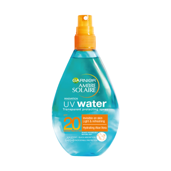 Garnier - Ambre Solaire UV Water SPF with Aloe Vera Water - 150ML