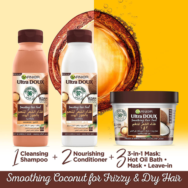 Garnier - Ultra Doux Hair Food Coconut & Macadamia Shampoo