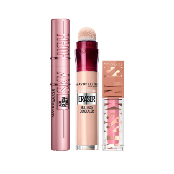 Sky High Mascara + Instant Age Rewind + Sunkisser Liquid Blush At 20% OFF