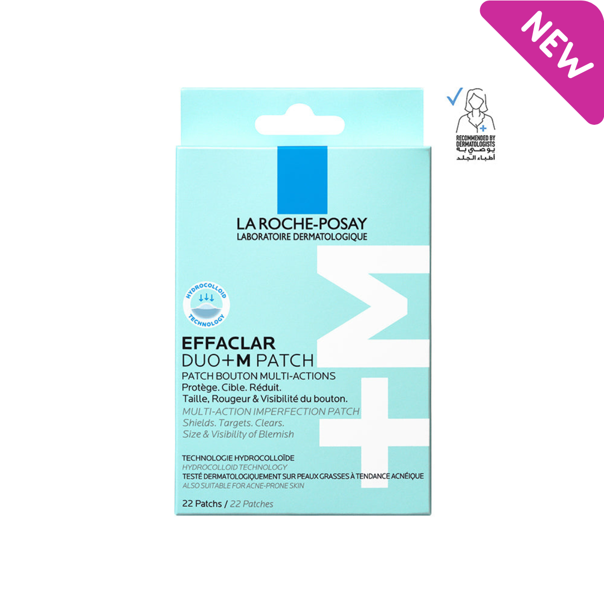 Effaclar Duo+M 3H Spot Patches for Acne Prone Skin