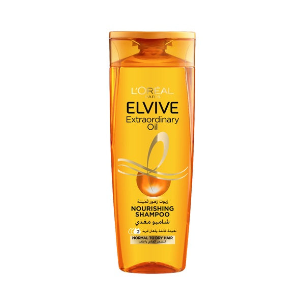 L'Oreal Paris - Elvive Extraordinary Oil Nourishing Shampoo - For Normal Hair With Tendency To Dry
