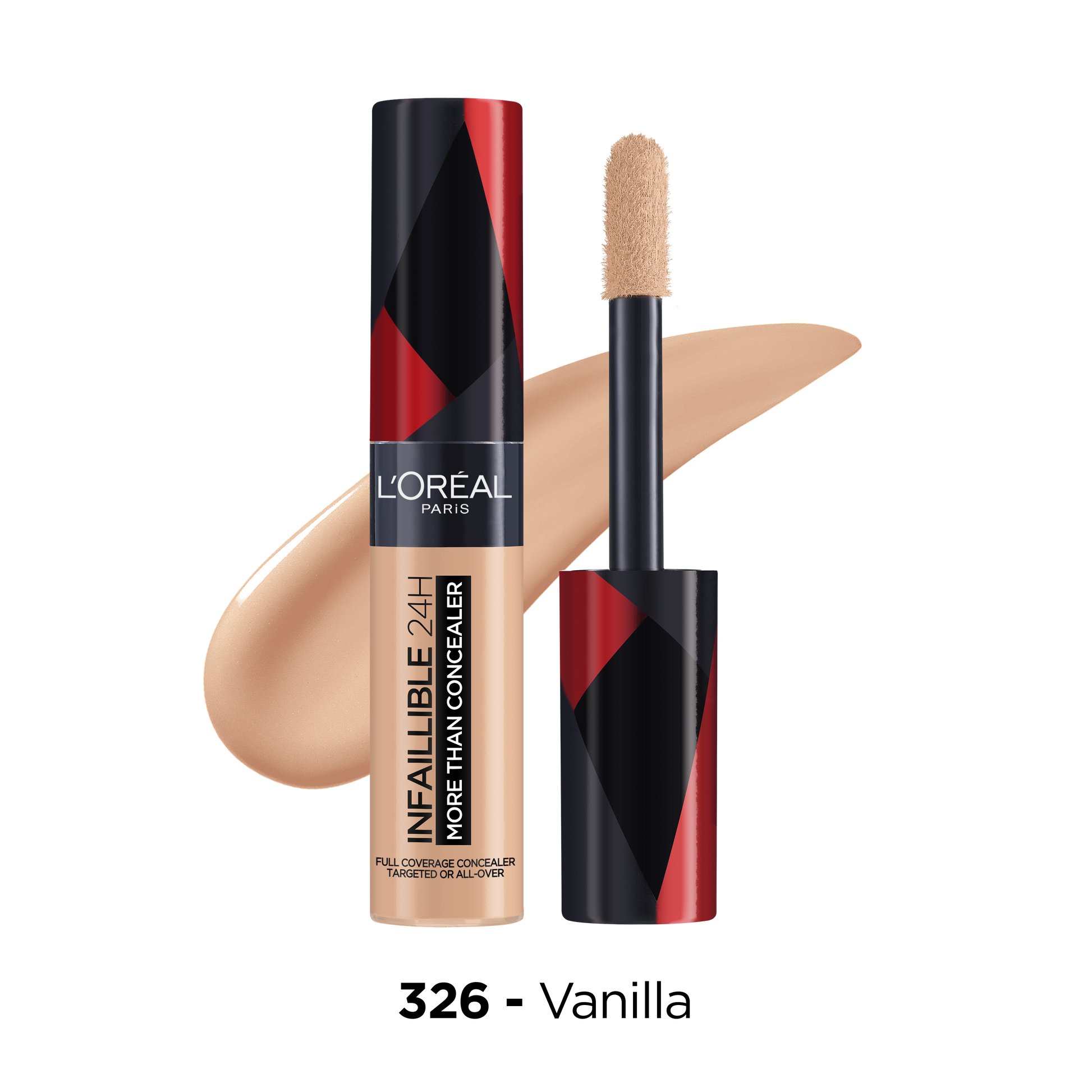 L'Oreal Paris - Infaillible Full Wear Waterproof Concealer Up To 24h Full Coverage-Flawless Matte Finish