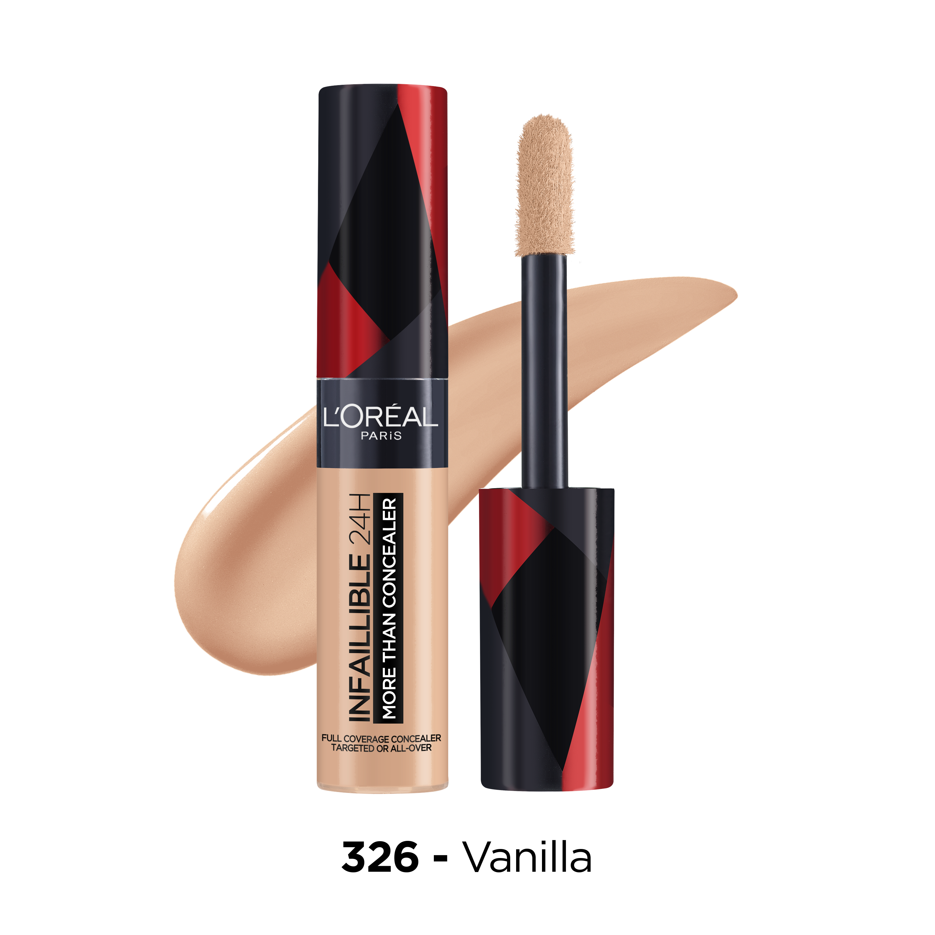 L'Oreal Paris - Infaillible Full Wear Waterproof Concealer Up To 24h Full Coverage-Flawless Matte Finish
