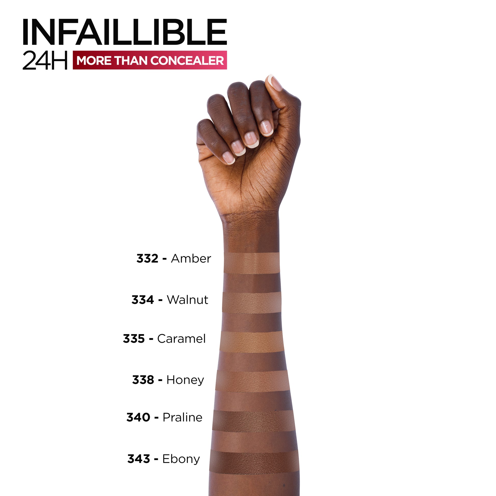 L'Oreal Paris - Infaillible Full Wear Waterproof Concealer Up To 24h Full Coverage-Flawless Matte Finish