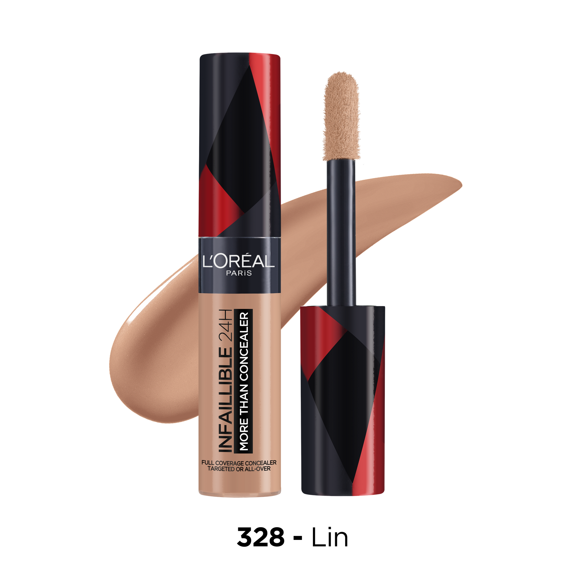 L'Oreal Paris - Infaillible Full Wear Waterproof Concealer Up To 24h Full Coverage-Flawless Matte Finish