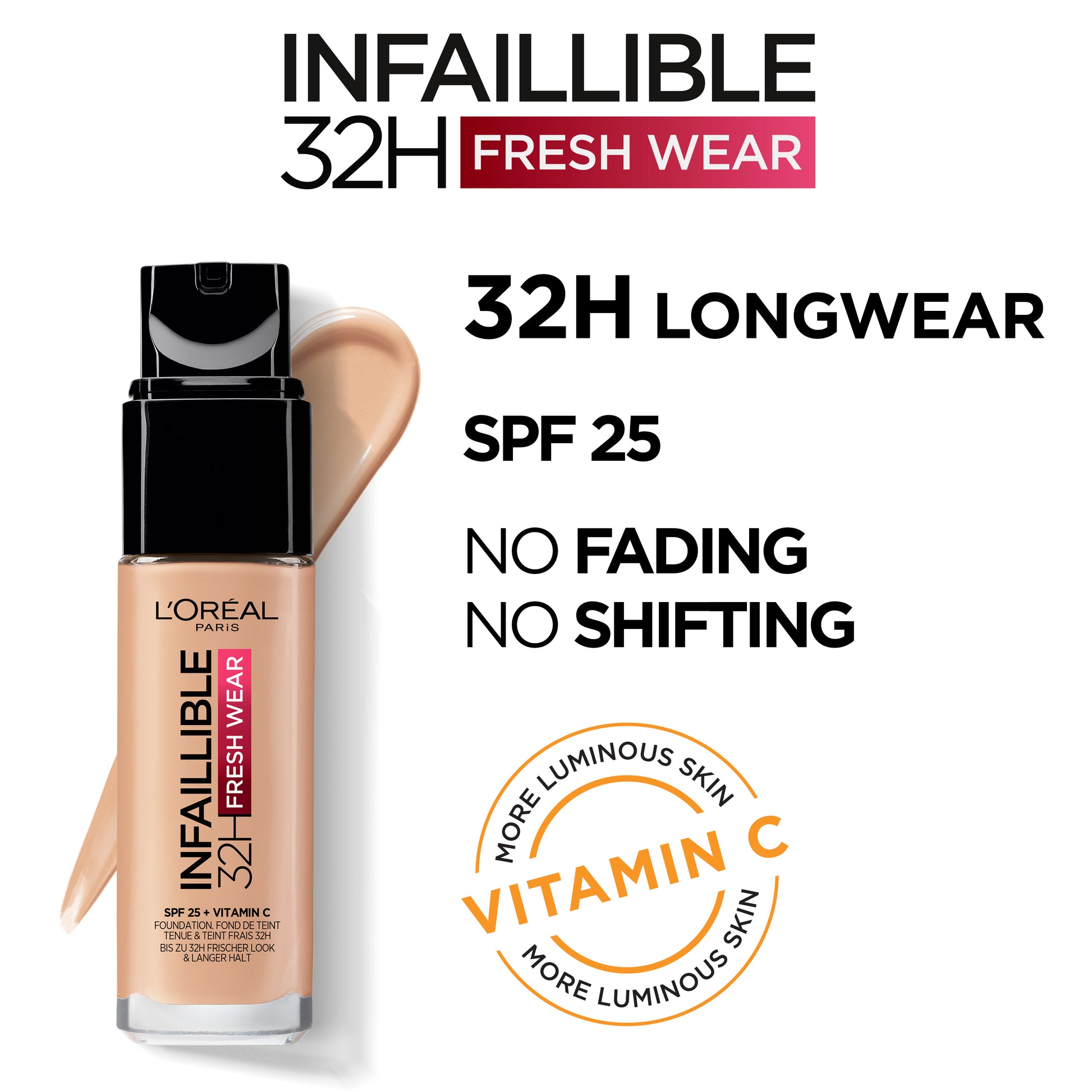 L'Oreal Paris - Infaillible Liquid Foundation