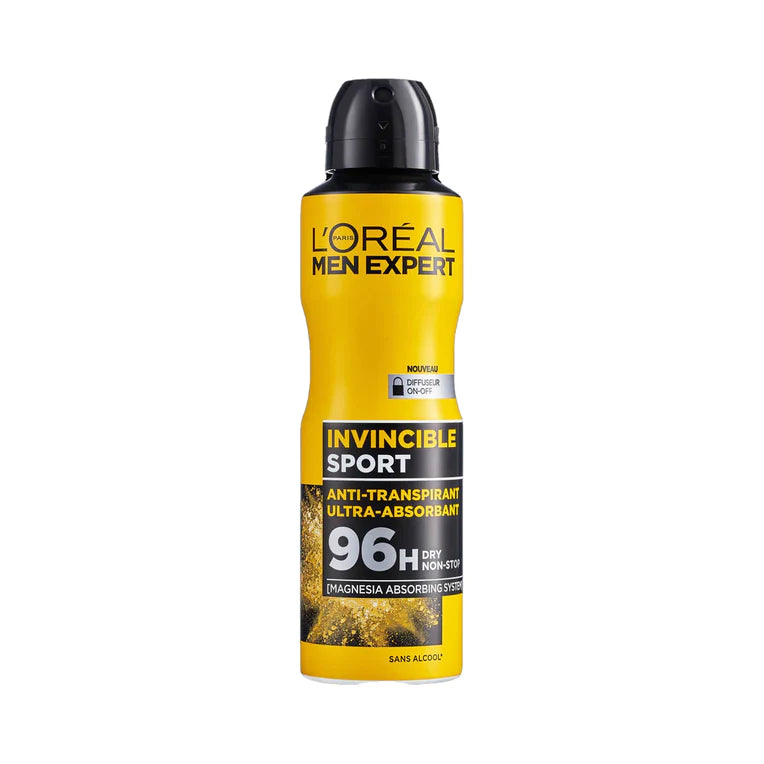 L'Oreal Paris - Men Expert Invincible Sport Absorbing Anti-Perspirant 96H - Spray