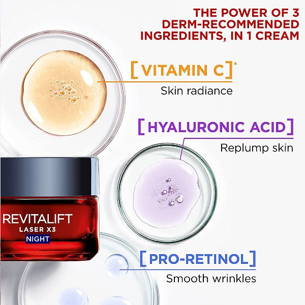 L'Oreal Paris - Revitalift Laser X3 Night Cream