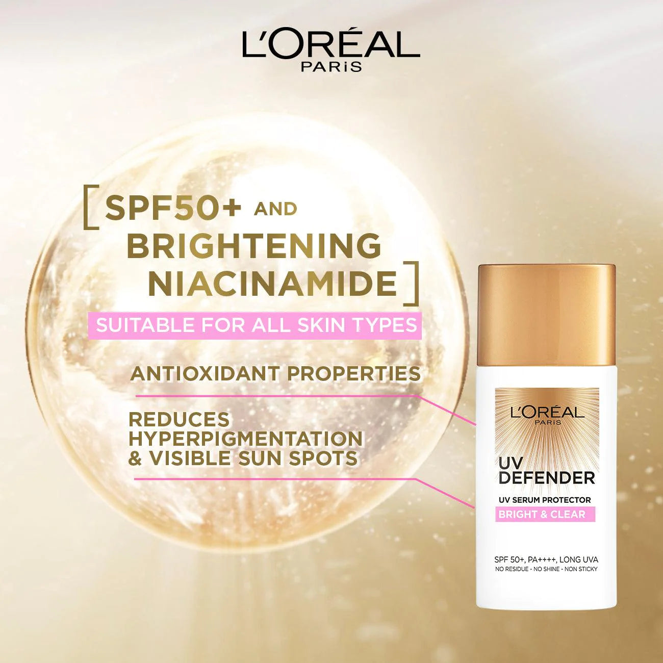 L'Oreal Paris - UV Defender - Instant Bright
