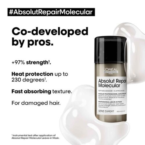 L'Oréal Professionnel Deep Molecular Repairing Leave-In Mask For Damaged Hair