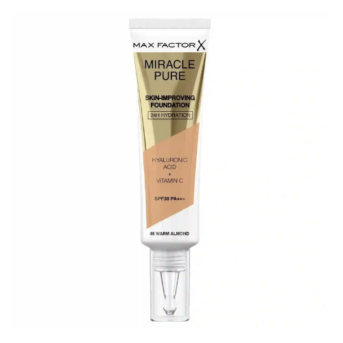 Max Factor Miracle Pure Foundation - Warm Almond 45