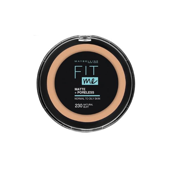 Maybelline New York - Fit Me- Perfect Matte Finish & Poreless Powder that lasts up to 16 hours - 230 Natural Buff
