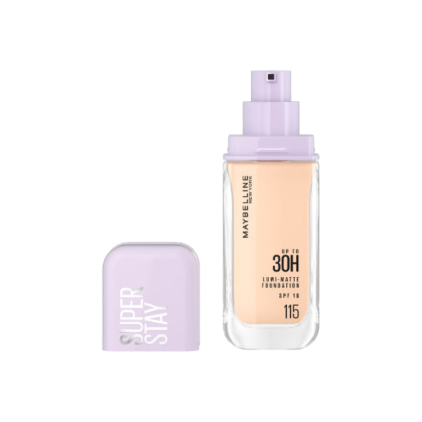 Maybelline New York - Super Stay Lumi-Matte, Light As Air Foundation - 30H Longwear - 115