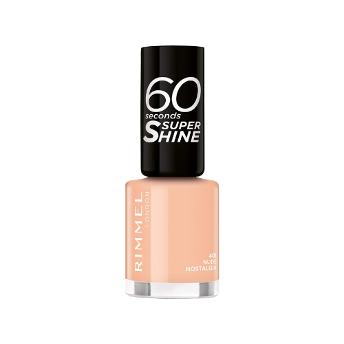 Rimmel 60 Seconds Super Shine Nail Polish - 401 Nude Nostalgia