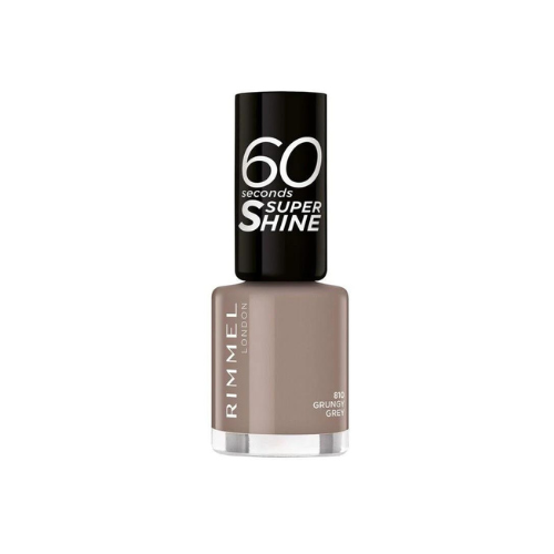 Rimmel 60 Seconds Super Shine Nail Polish - 810 Grungy Grey