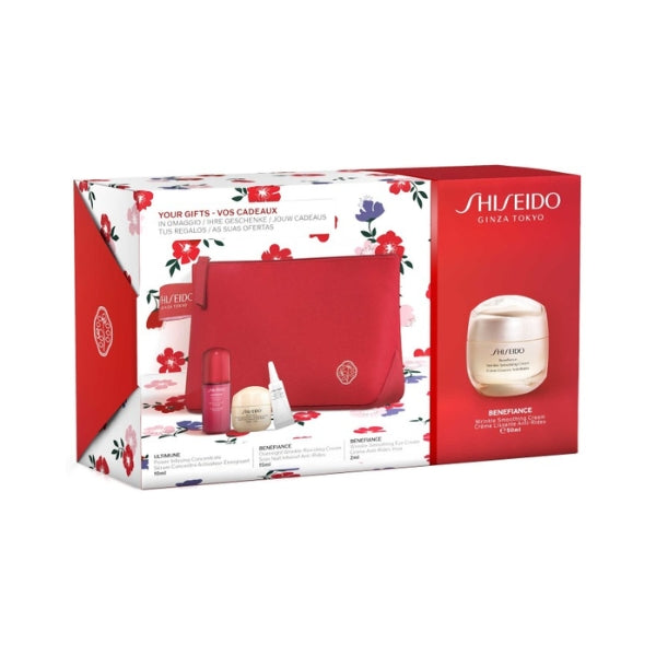 Shiseido Benefiance Wrinkle Smoothing Cream Pouch Set