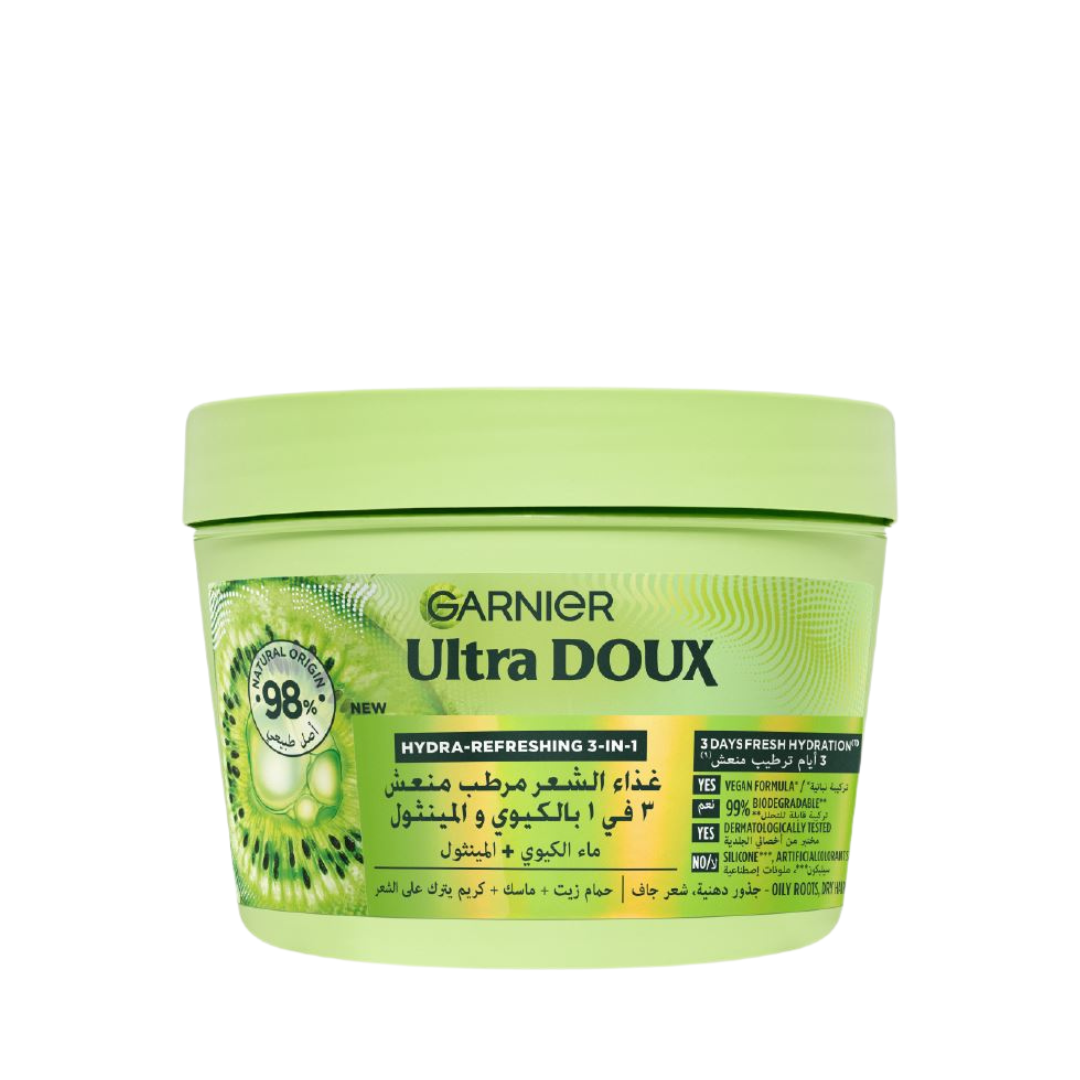 Ultra Doux Hair Food Kiwi Menthol 3in1 Hair Mask