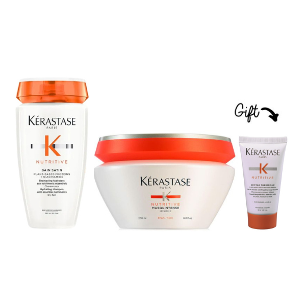 2x Nutritive Products+ FREE Nutritive Nectar Thermique - Travel Size 50 ML