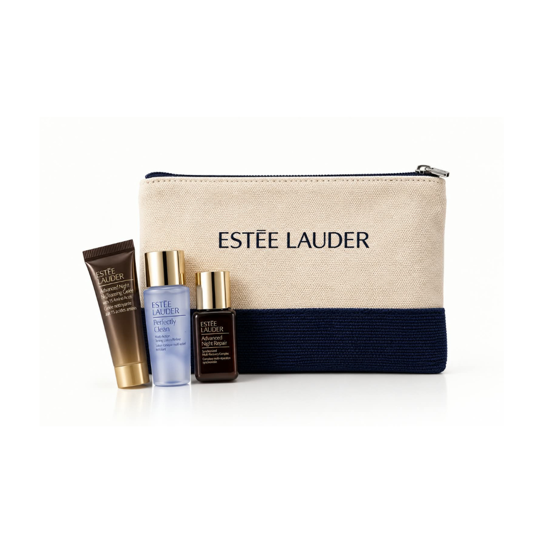 Gift From Estée Lauder : Pouch with 3 Minis