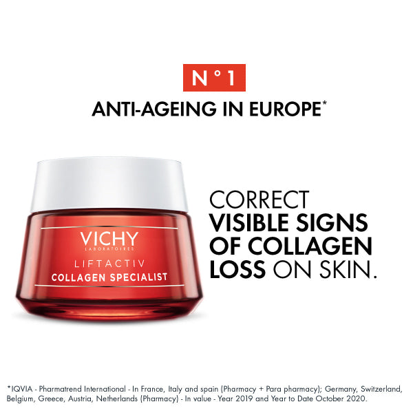 Vichy - Liftactiv Collagen Specialist Day Cream Anti Aging Face Moisturizer 50ml